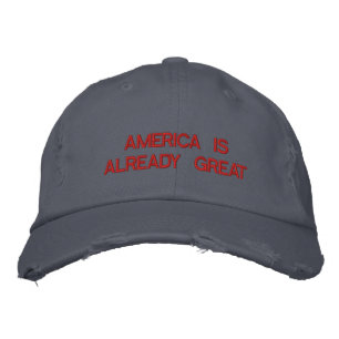 L'AMÉRIQUE EST DÉJÀ UN GRAND Casquette DE Baseball