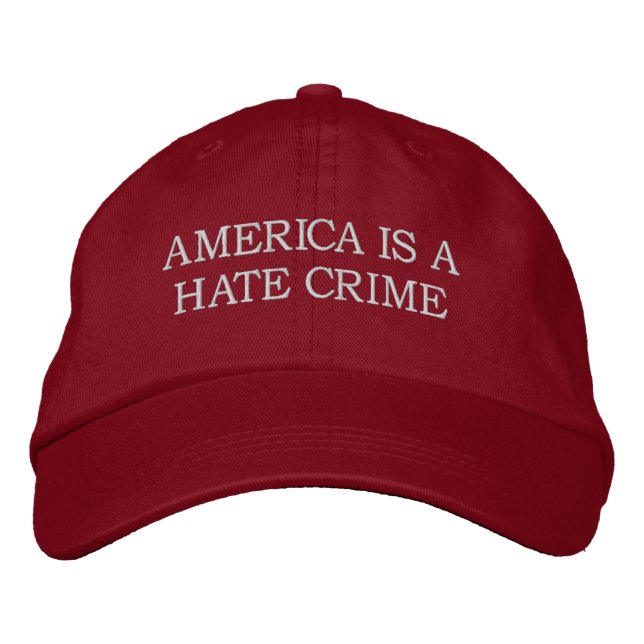 L'AMÉRIQUE EST UN CASQUETTE DE CRIME HAINEUX (Devant)