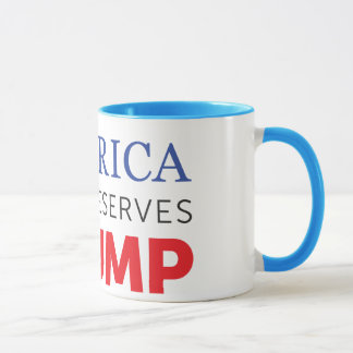 L'Amérique mérite l'atout - tasse d'excellence