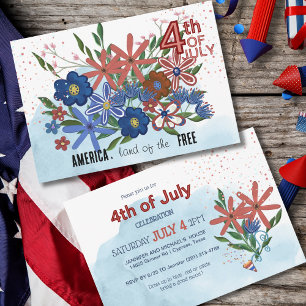 "L'Amérique Terre des Libres" 4 juillet INVITATION