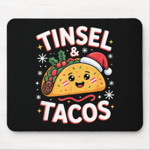 Lametta und Tacos Süße Weihnachten Mexikanisches E Mousepad