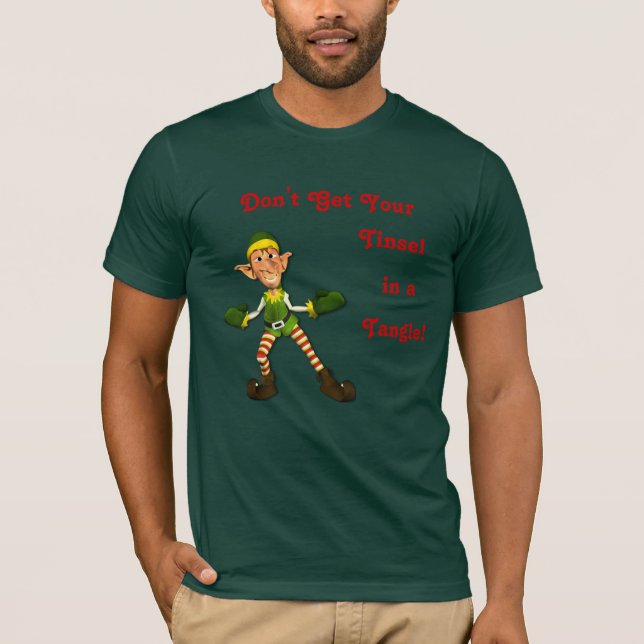 Lametta-Verwicklung T-Shirt (Vorderseite)