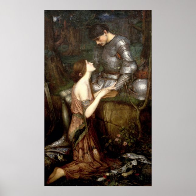 Lamia (1905) von John Waterhouse Poster (Vorne)
