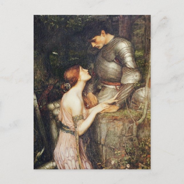 Lamia auf ihren Knien Postkarte (Vorderseite)