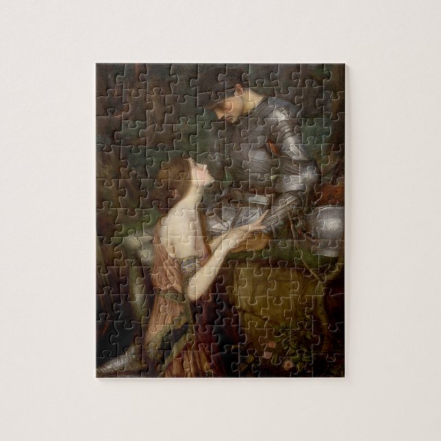 Lamia und der Soldat von John William Waterhouse (Vertikal)