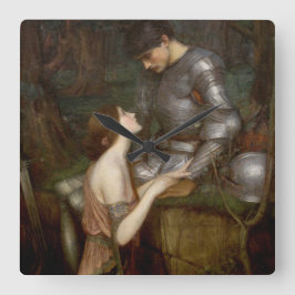 Lamia von John William Waterhouse Quadratische Wanduhr