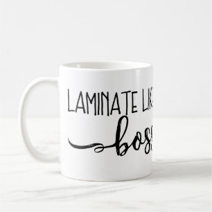 Laminat wie eine Chef-Tasse Kaffeetasse