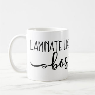Laminat wie eine Chef-Tasse Kaffeetasse