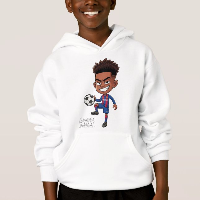 Lamine Yamal - Champions League History Maker Hoodie (Vorderseite)