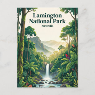 Lamington-Nationalpark Australien Postkarte