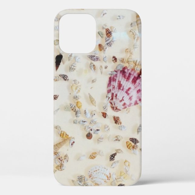 Laminierte farbige kleine Muscheln Case-Mate iPho Case-Mate iPhone Hülle (Rückseite)