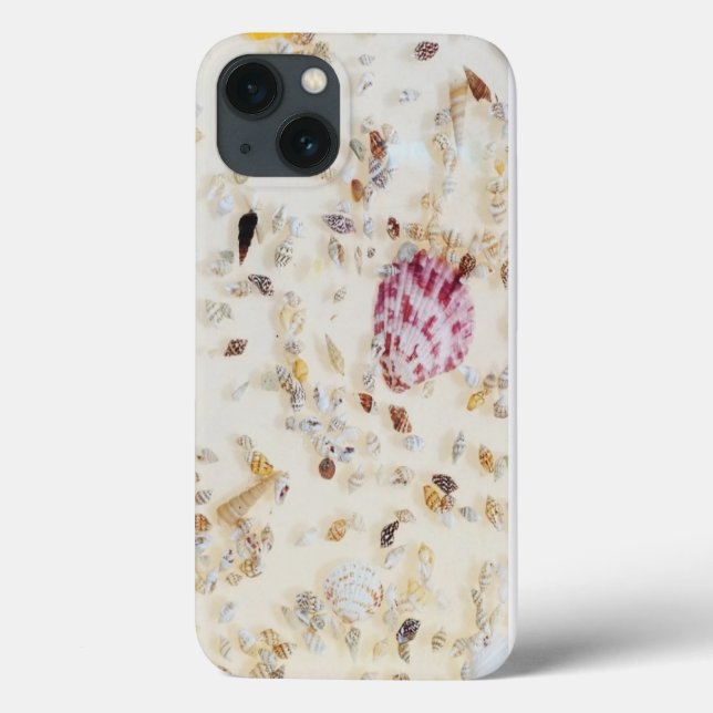 Laminierte farbige kleine Muscheln Case-Mate iPhone Hülle (Rückseite)