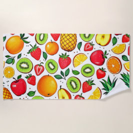 Laminiertes Tischset Strandtuch