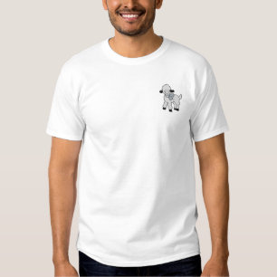 Lamm Besticktes T-Shirt