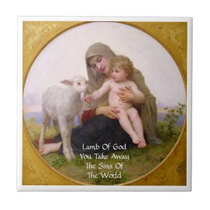 LAMM DES GOTTES NEHMEN SIE DIE SÜNDEN DER WELT WE FLIESE