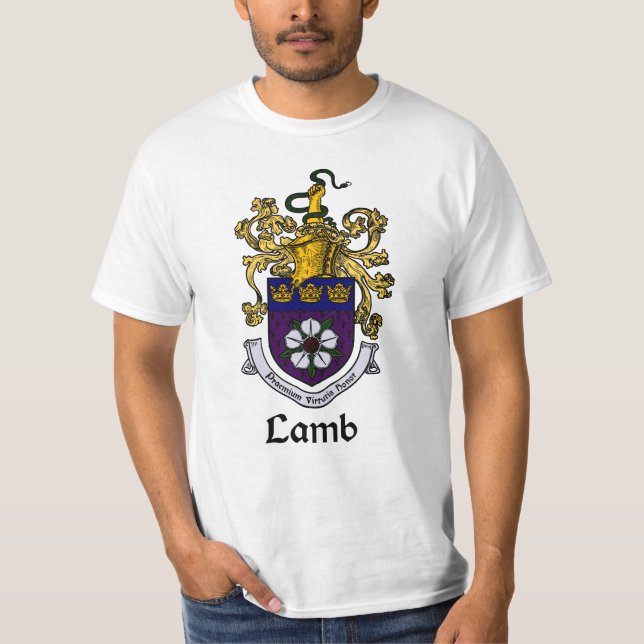 Lamm-Familienwappen/Wappen T - Shirt (Vorderseite)