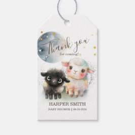 Lamm Gender Neutral Baby Shower Geschenkanhänger
