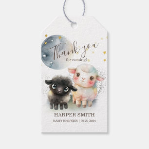 Lamm Gender Neutral Baby Shower Geschenkanhänger