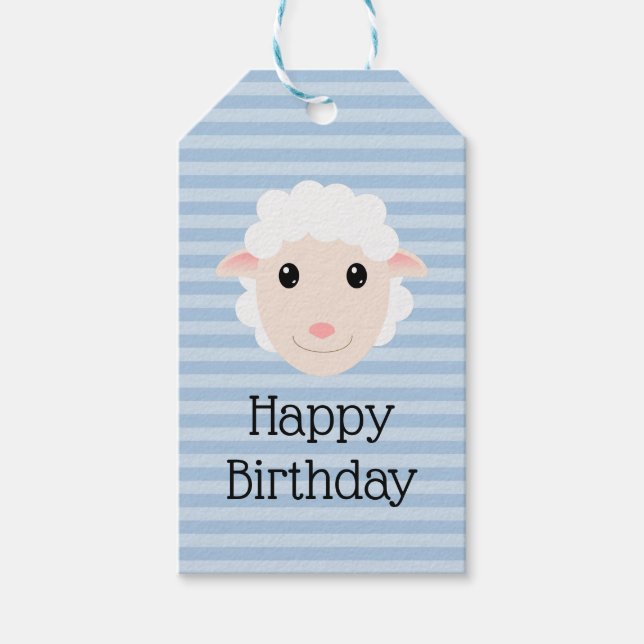 Lamm Geschenkanhänger (Vorderseite)