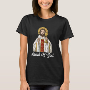 Lamm Gottes Heiliger Traditionelle lateinische Mes T-Shirt