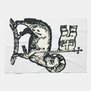 Lamm Gottes Symbol des christlichen Glaubens Geschirrtuch