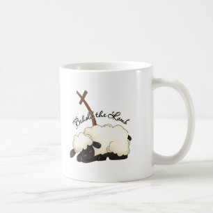 Lamm mit Kruzifix erblicken das Lamm Kaffeetasse