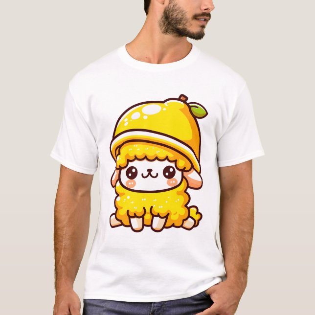 Lamm mit Zitrone T-Shirt (Vorderseite)