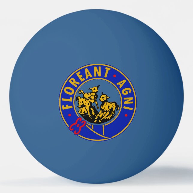 Lämmchen Tischtennisball (Vorderseite)
