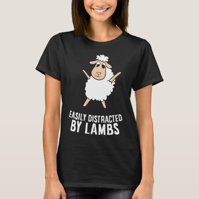 Lämmer locker von Lämmern Funny Lamb Liebe Schafe  T-Shirt (Vorderseite)
