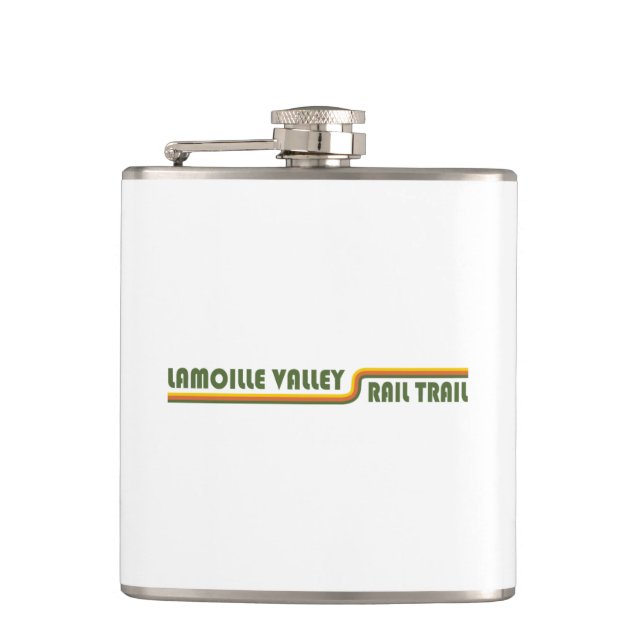 Lamoille Valley Rail Trail Vermont Flachmann (Vorderseite)