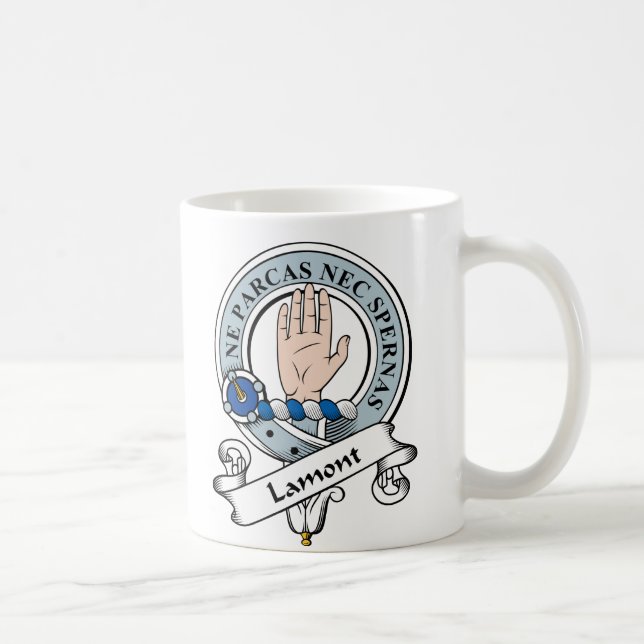 Lamont Clan-Abzeichen Kaffeetasse (Rechts)