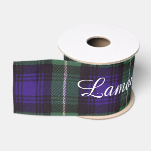 Lamont Clan karierter schottischer Tartan Ripsband