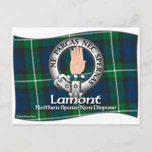 Lamont Clan Postkarte