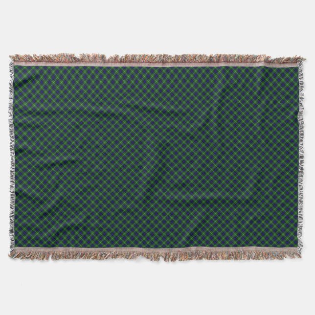 Lamont tartan blue kariert decke (Vorderseite)