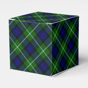 Lamont tartan blue kariert geschenkschachtel