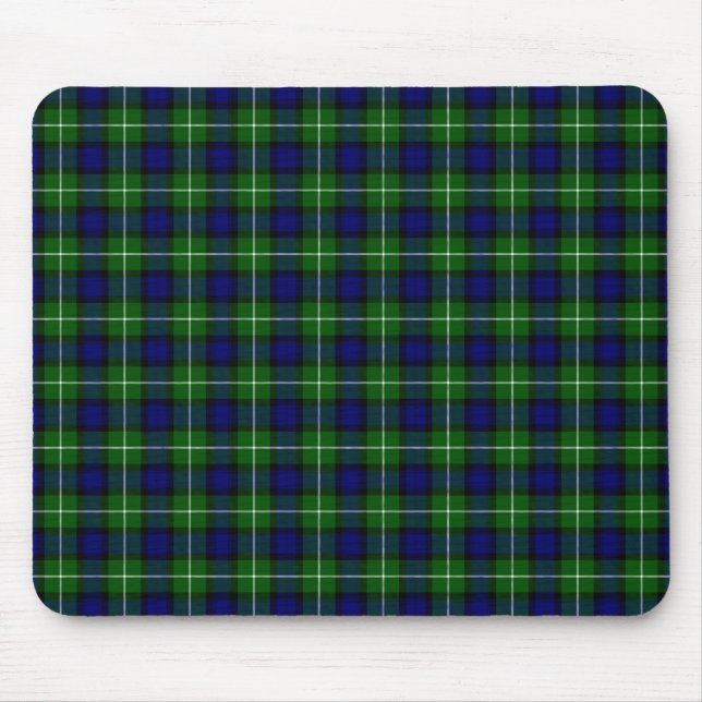 Lamont tartan blue kariert mousepad (Vorne)