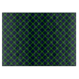 Lamont tartan blue kariert schneidebrett