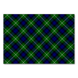 Lamont tartan blue kariert tischnummer