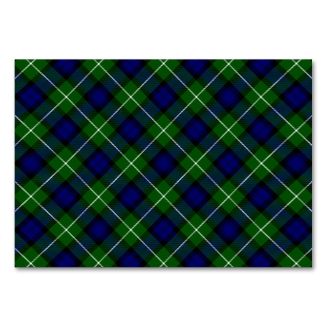 Lamont tartan blue kariert tischnummer (Vorderseite)