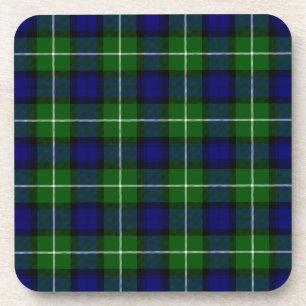 Lamont tartan blue kariert untersetzer