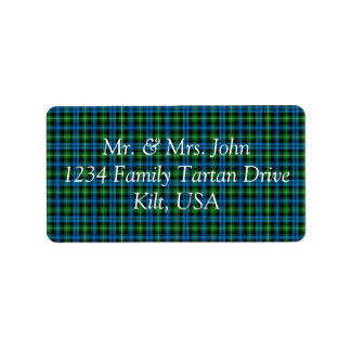 Lamont Tartan Étiquette