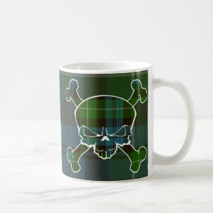 Lamont Tartan-Schädel keine Fahne Kaffeetasse