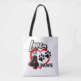 L'amour a quatre pattes Sac fourre-tout