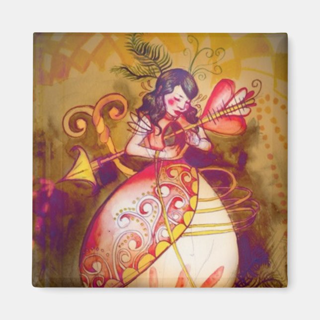 L'amour au pays des merveilles - Magnet (Devant)