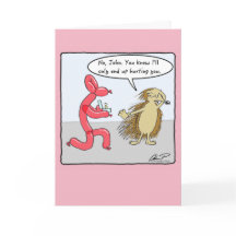 L'amour blesse la carte de Saint-Valentin