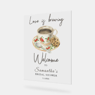L'amour brasse Café Douche nuptiale bienvenue