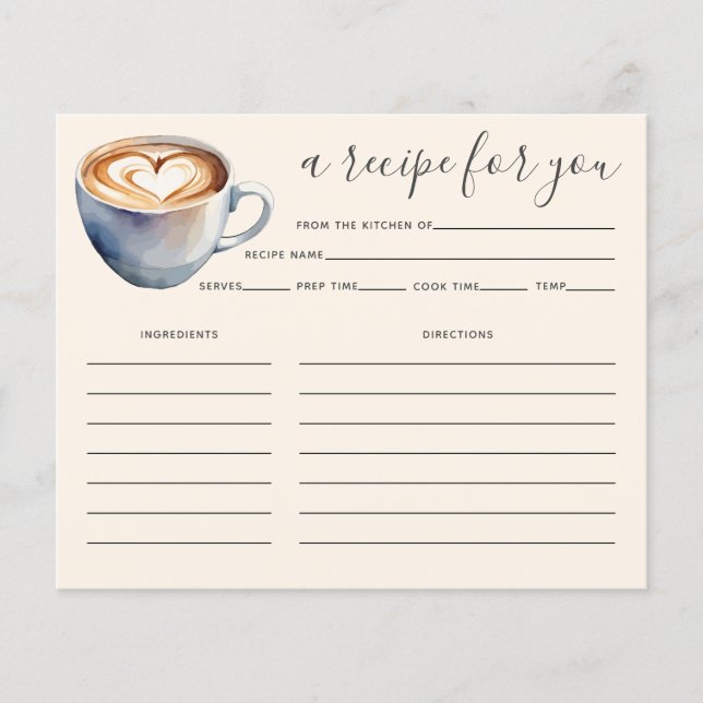 L'amour brasse la Fête des mariées de café Carte d (Devant)
