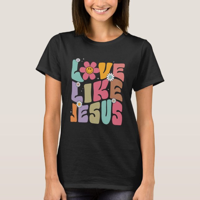 L'Amour Comme Jésus Religieux Dieu Sweat - shirt à (Devant)