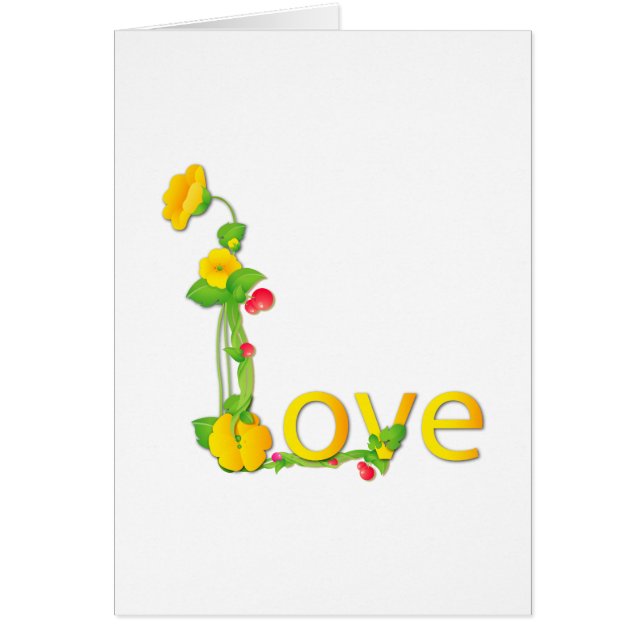 L'amour dans les fleurs jaunes (Devant)