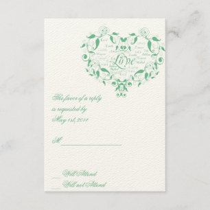 L'amour dans n'importe quelle langue en Mint Carte